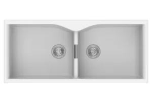 כיור גרניט כפול ענק 49.5X114X23 ס"מ דגם בולט BOLT שוני SHONY