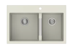 כיור מטבח גרניט ראשי ומשני 50.2X77.2X22 ס"מ דגם לאו LEO שוני SHONY