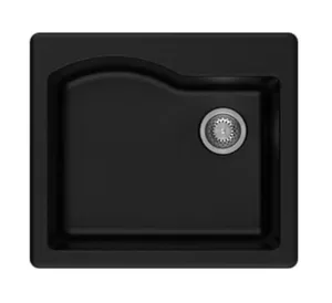 כיור מטבח גרניט יחיד גדול 50.3X60.5X22 ס"מ דגם מטאור METEOR שוני SHONY