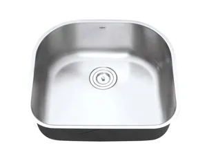 כיור מטבח נירוסטה יחיד מעוגל 50.6X56X20.3 ס"מ דגם אילת EILAT שוני SHONY