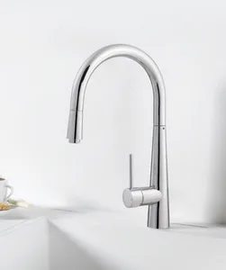 ברז מטבח נשלף דגם אנג'לינה ANGELINA כרום 55203-EDC שוני SHONY