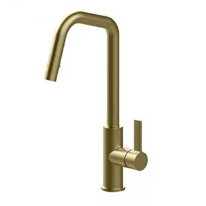 ברז מטבח נשלף דגם נינה NINA זהב 59154 שוני SHONY