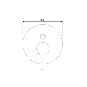 אינטרפוץ ניקול 4 דרך עגול נירוסטה 771224BR שוני SHONY