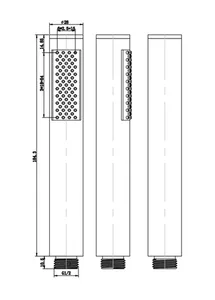 מזלף גליל חד מצבי נירוסטה HSG2003BR שוני SHONY