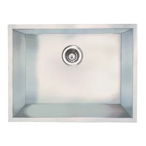 כיור מטבח נירוסטה אקווטופ 44X58X20 ס"מ דגם מרקס התקנה שטוחה RA020 AQUATOP