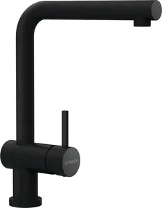 ברז מטבח אפוס פורו נשלף פיה מסתובבת שחור מט מגורען 540127PUR גומא