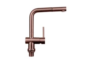 ברז מטבח נירוסטה נשלף דגם פייר TA007 נחושת גומא