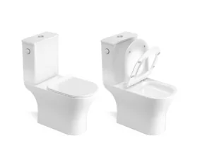 אסלה מונובלוק יוקרתית 53X36X36 ס"מ לבן מבריק TO8W סיוון אופיר