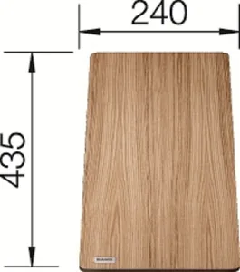 קרש חיתוך מעץ בעל רגליות ומסגרת שחורה B230700 ניגא