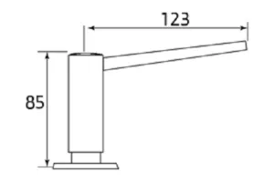 סבוניה מקסי כרום LSS00470 דיספנסר ניגא