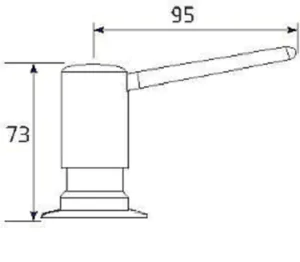 סבוניה ריקו כרום LS750L CH דיספנסר ניגא
