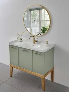 ארון תחתון דגם אליוט - ELLIOT עם כיור סקיני חרס לבן 102 ס"מ סניטק