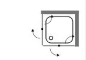 מקלחון אבנגרד - AVANTGARD ממידה 68 ס"מ עד מידה 90 ס"מ סניטק