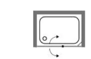 מקלחון דיאגו - DIEGO ממידה 103.5 ס"מ עד מידה 117.5 ס"מ סניטק