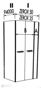 מקלחון זירוקס 35 - 135991ZEROX בהתחייבות למחיר הנמוך ביותר!!! סניטק