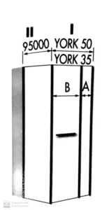 מקלחון יורק 35 - 124991YORK בהתחייבות למחיר הנמוך ביותר!!! סניטק