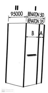 מקלחון בנטון 35 - 122991BENTON בהתחייבות למחיר הנמוך ביותר!!! סניטק