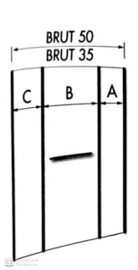 מקלחון ברוט 35 - 122491BRUT - בהתחייבות למחיר הנמוך ביותר!!! סניטק