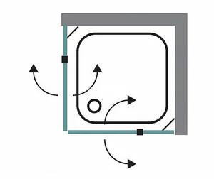 מקלחון אקסטרים - EXTREME ממידה 78 ס"מ עד מידה 110 ס"מ סניטק