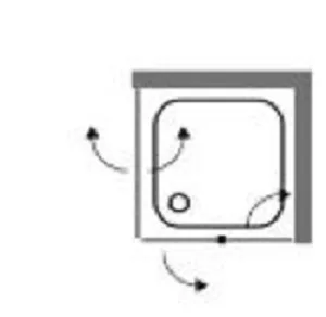 מקלחון סלוניקי - SALONIKI ממידה 68 ס"מ עד מידה 90 ס"מ סניטק