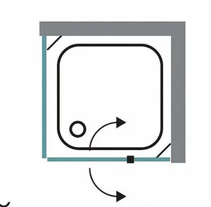 מקלחון ספלאש 50 - SPLASH 50 ממידה 118 ס"מ עד מידה 144 ס"מ סניטק