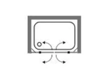 מקלחון ריין - RAIN ממידה 155.5 ס"מ עד מידה 219.5 ס"מ סניטק