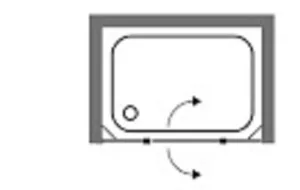 מקלחון מרידיאן 50 - MERIDIAN 50 ממידה 147.5 ס"מ עד מידה 161.5 ס"מ סניטק