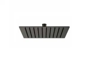 ראש מקלחת מרובע 25X25 ס"מ שחור מט דגם 5000K סניטק