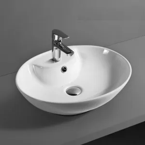 כיור מונח 51X40.5 ס"מ אדריאן ADRIAN לבן סניטק