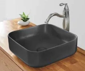 כיור מונח 38.5X38.5 ס"מ אורלינס שחור מט ORLEANS סניטק