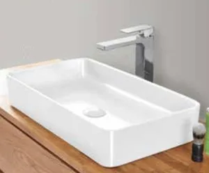 כיור מונח 60X34 ס"מ דגם ויקטוריה לבן מבריק VICTORIA סניטק