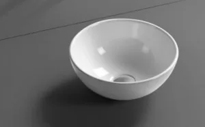 כיור מונח בוטיק 28 ס"מ לבן מבריק BOUTIQUE סניטק