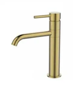 ברז לכיור רחצה פיה מסתובבת זהב מוברש ZV0445G סניטק