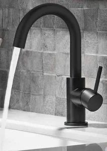 ברז לכיור רחצה פיה מסתובבת זהב מוברש ZV0121G סניטק