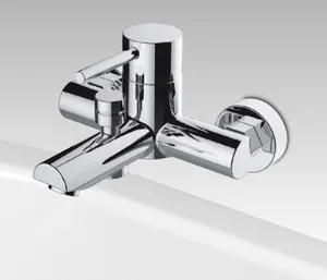 סוללה לאמבטיה צינור ומזלף דגם סודלייט ניקל - ZV0422CH סניטק