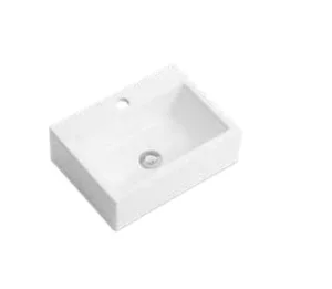 כיור מונח/תלוי 41.5X31.5 ס"מ דגם מרקיז לבן מבריק MARKIZ סניטק