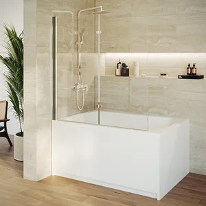 אמבטיון דלת הרמוניקה אלפים 120 ס"מ ניקל כרום DorRaphael