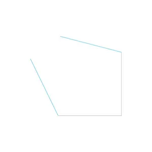 מקלחון פינתי 2 דלתות זכוכית אפורה אדמס 76-89 ס"מ שחור מט DorRaphael