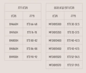 מקלחון חזית דופן קבועה + דלת על ציר זכוכית אפורה ראסל 131-150 ס"מ שחור מט DorRaphael