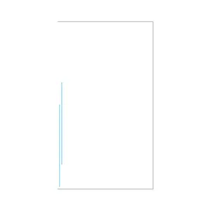 מקלחון חזית דופן קבועה ודלת אוונס 140-165 ס"מ ניקל כרום DorRaphael