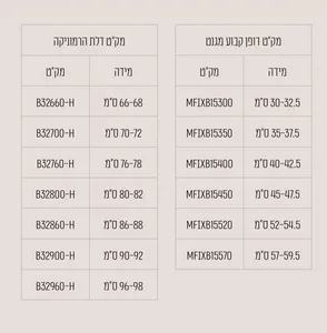 מקלחון חזית דלת הרמוניקה + דופן קבועה קאסטל 96-158 ס"מ שחור מט DorRaphael