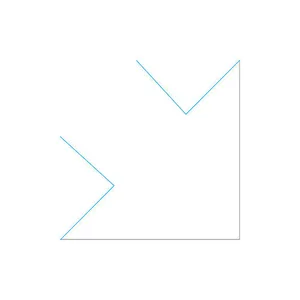 מקלחון פינתי 2 דלתות הרמוניקה מדיסון 80-82 ס"מ / 90-92 ס"מ ניקל כרום DorRaphael