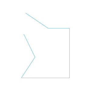 מקלחון פינתי דופן קבועה ודלת + דלת הרמוניקה טולוז 66-98 ס"מ שחור מט DorRaphael