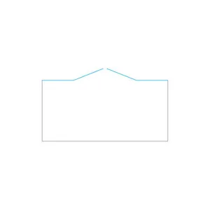 מקלחון חזית 2 דפנות קבועות + 2 דלתות על ציר זכוכית אפורה אנדרסון 120-220 ס"מ שחור מט DorRaphael