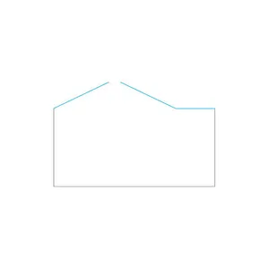 מקלחון חזית 2 דלתות על ציר + דופן קבועה קאטרו 121-160 ס"מ ניקל כרום DorRaphael