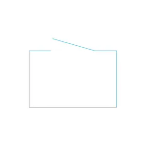 מקלחון פינתי 2 דפנות קבועות ודלת + דופן קבועה לואיס 75-190 ס"מ שחור מט DorRaphael