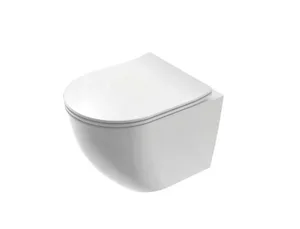 אסלה תלויה קוואי 49 ס"מ לבן מבריק SH-042W DorRaphael