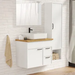 ארון תלוי 80/46 סמ דגם ונילה בוצר VANILLA - דור רפאל