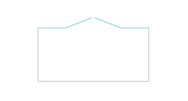 מקלחון חזית 2 דפנות קבועות  2 דלתות על ציר אנדרסון זכוכית גלינה 120-220 סמ שחור מט - דור רפאל