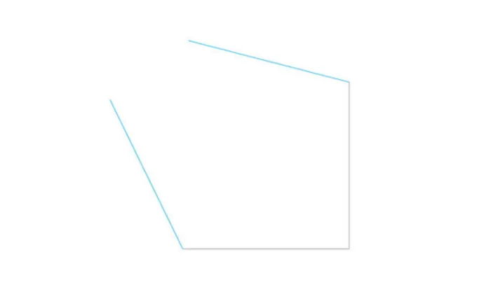 מקלחון פינתי 2 דלתות אדמס זכוכית גלינה 76-79 סמ ניקל כרום - דור רפאל